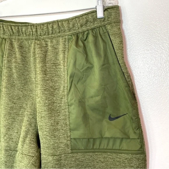 Nike Olive Green Therma-FIT Men's Tapered Fitness Jogger Sweatpants Size XL - Picture 9 of 13